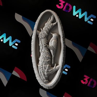 Woodpecker 3d stl - 3DWave.us